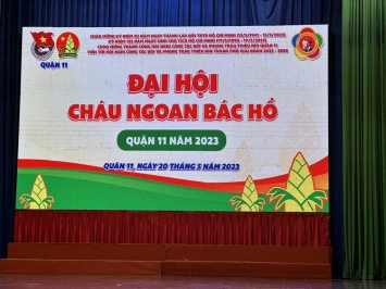 Văn phòng phẩm Thuận Nam trao quà trong Đại Hội Cháu Ngoan Bác Hồ tại quận 11